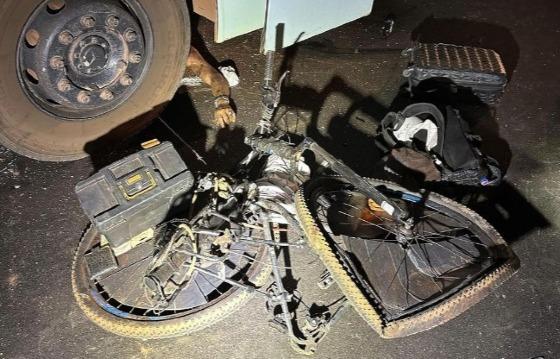 Ciclista morre atropelado por ônibus na MT-457