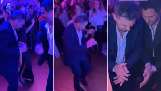 Antonio Banderas cai no samba durante evento para divulgar nova linha de perfumes 