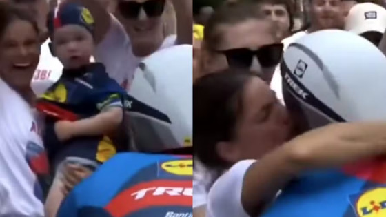 Ciclista que parou para beijar mulher durante prova é multado por "prejudicar imagem do esporte".