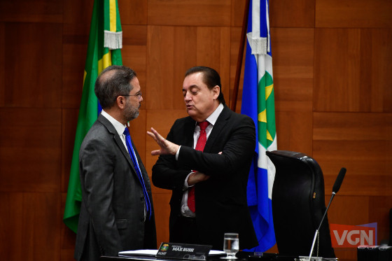 Paulo Araújo, da comissão de Saúde, e Sebastião Rezende, autos de projeto criticado