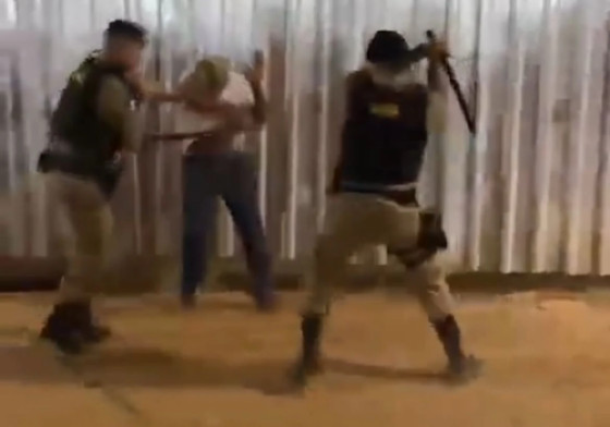 Policia Militar; Agressão; Festa de rodeio 