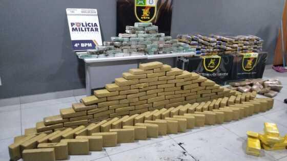 Segundo a polícia, foi a maior apreensão de drogas da Baixada Cuiabana neste ano