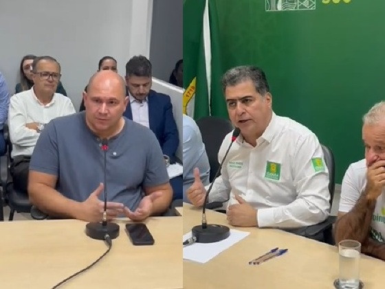 Emanuel “cutuca” Abílio em reunião sobre o Shopping Popular