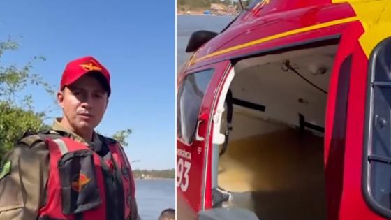 Tenente-coronel fala sobre pouso forçado às margens do Rio Araguaia.