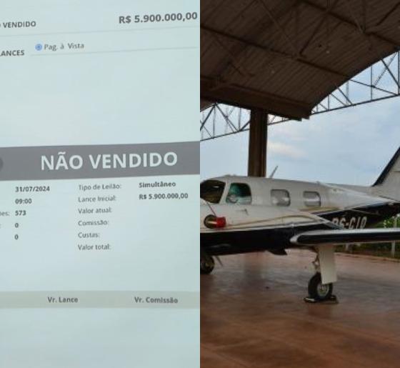 Governo de MT decidiu leiloar aeronave comprada sem licitação de Tony Camargo