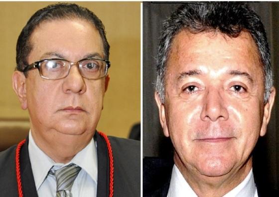 Desembargador Sebastião Moraes (esquerda) e ex-presidente da OAB assassinado em Cuiabá, Renato Nery