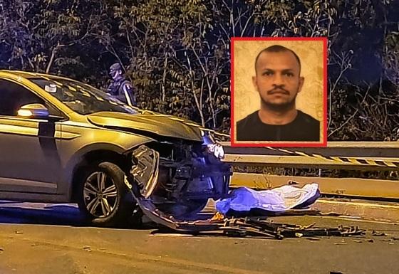 Motorista colide contra moto e mata policial penal em Cuiabá 