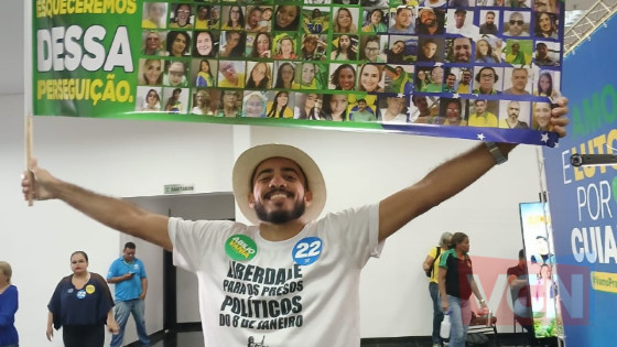 Tornozelado se candidata para disputar eleições em Cuiabá.