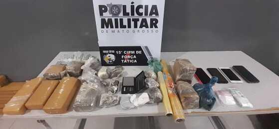 Trio é preso e 48 tabletes de maconha são apreendidos em VG 