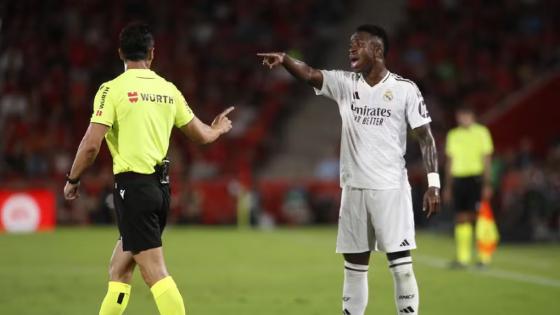 Vinícius Júnior "ensina regra" ao árbitro em empate do Real: "Não posso falar contigo"