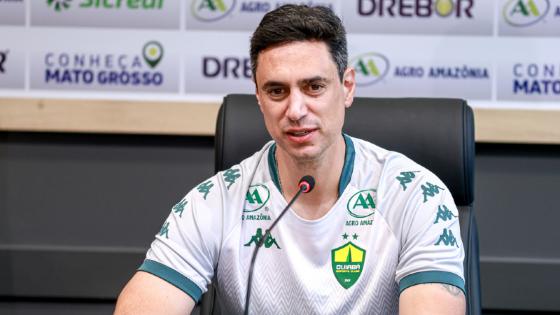 Bernardo Franco assume comando do Cuiabá e se diz preparado para primeira experiência como técnico: "Início de uma nova história".