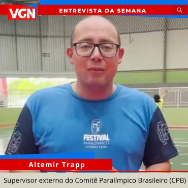 Centro de Referência de VG treina atletas para os Jogos Paralímpicos de Los Angeles