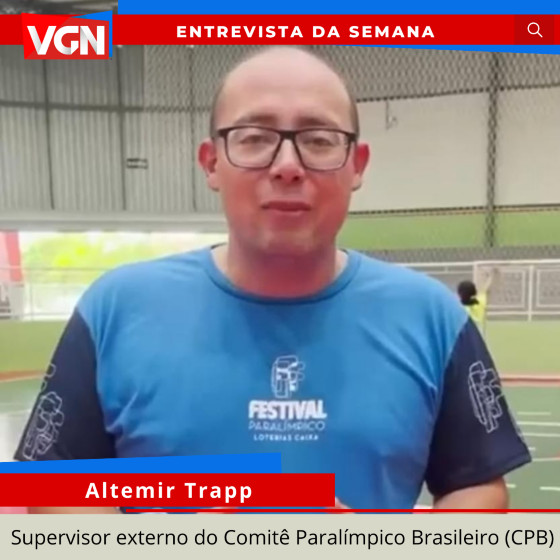 Altemir Trapp; Entrevista da Semana; Foto em pé;