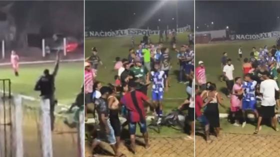 Futebol amador termina com confusão generalizada em Leverger.