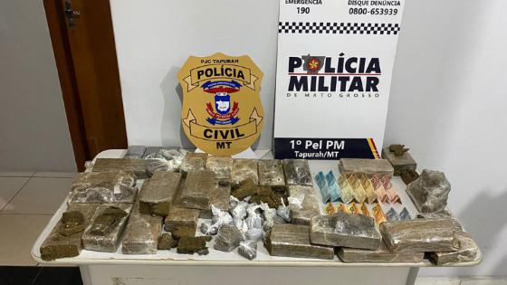 Traficantes são presos com mais de 12 quilos de maconha no Cristo Rei.