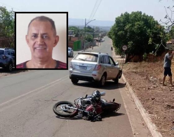 Motociclista invade preferencial e morre ao colidir contra caminhonete 