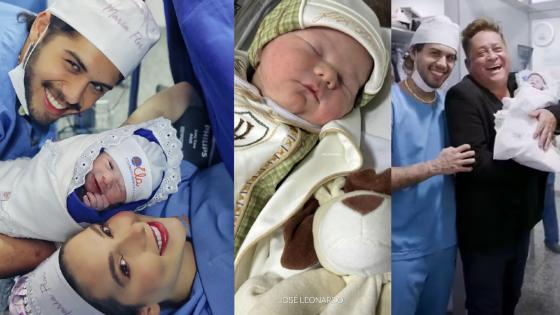 Filho de Virgínia e Zé Felipe, José Leonardo nasce em Goiânia