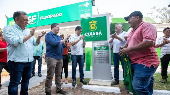 Prefeitura de Cuiabá entrega posto de saúde que vai beneficiar 12 mil pessoas.