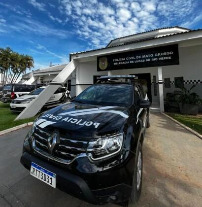 Na segunda-feira, ele foi localizado pela equipe policial no bairro Jardim Primavera, em Lucas do Rio Verde