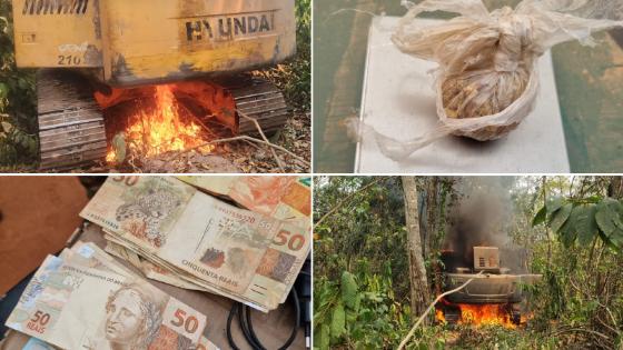 PF reprime extração ilegal de ouro e usurpação na terra indígena Sararé.