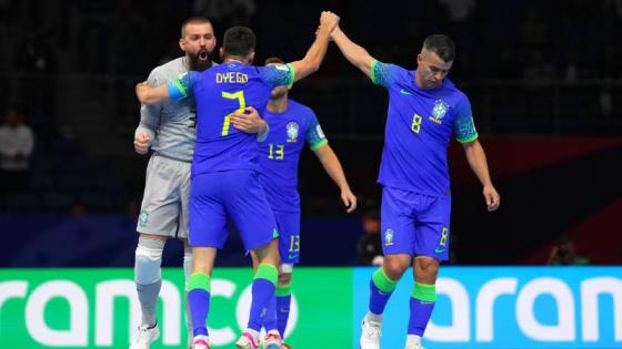 Brasil vence Ucrânia e vai à final da Copa do Mundo de Futsal.