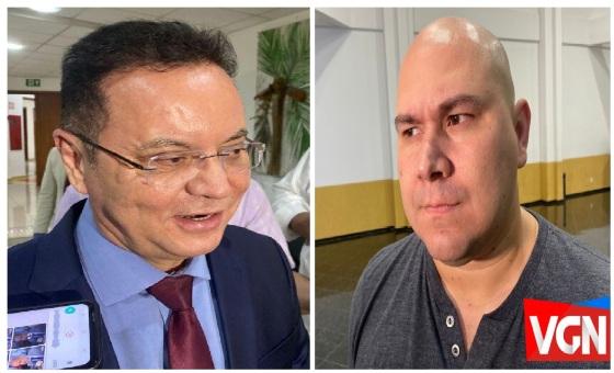 Eduardo Botelho União Brasil  (esquerda) e Abilio Brunini PL (direita)