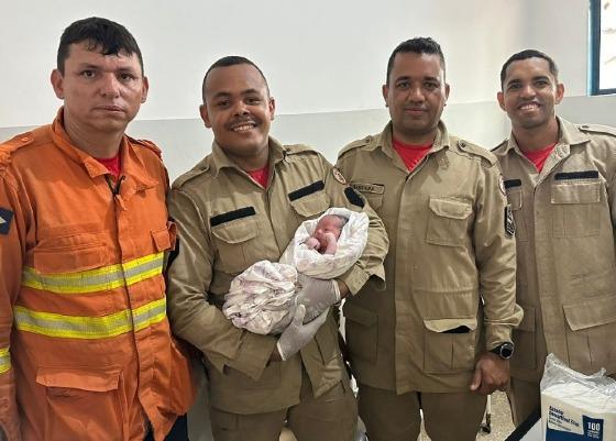 Bombeiros que combatiam incêndio em Barão do Melgaço ajudam mulher em parto de risco 