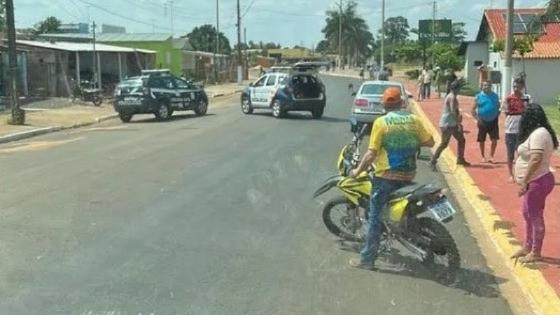 Idosa morre ao ser atropelada por veículo em alta velocidade.