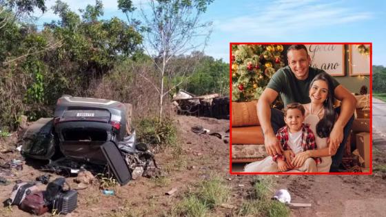 Família morre em batida com caminhão na BR-174.