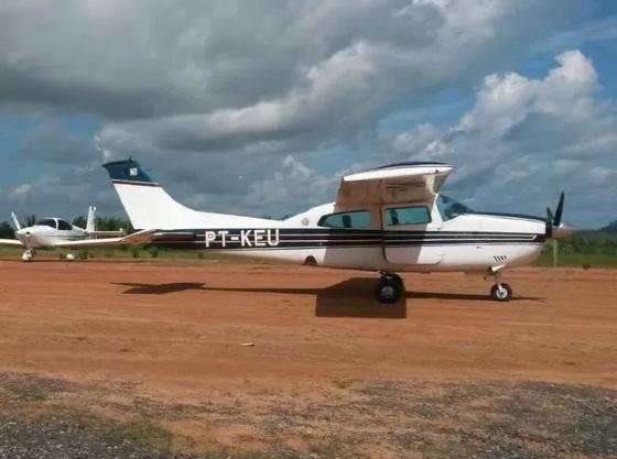 Assaltantes passaram trote e roubaram um avião monomotor Cessna em município de MT