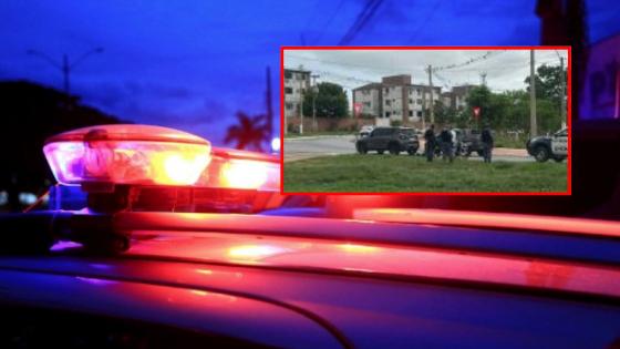 Motociclista fica ferida ao colidir com Jeep em Cuiabá.