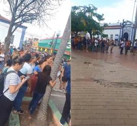 Clientes formam fila gigantesca para inauguração de loja