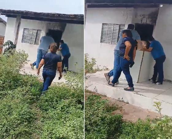 Vídeo gravado por policiais mostra a reação furiosa da mãe durante ação do Conselho Tutelar