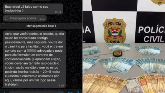 Jovem demitido é acusado de extorquir ex-patrão com quem teve caso amoroso