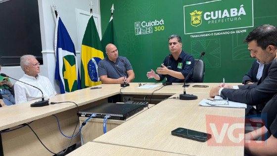 Transição; Abilio Brunini; Emanuel Pinheiro; Prefeito; Cuiabá; Politica; Reunião; VGN  