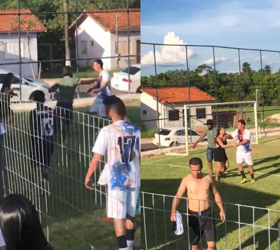 Campeonato patrocinado por políticos local acabou em briga generalizada