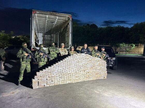 Cocaína apreendida