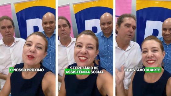 Flávia Moretti anuncia bispo na pasta da Assistência Social de VG 