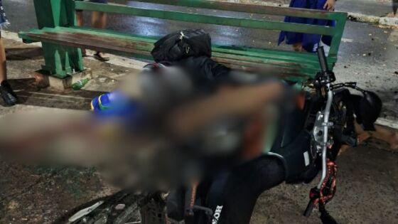Motociclista morre após colidir contra estrutura de ponto de ônibus em Cuiabá 