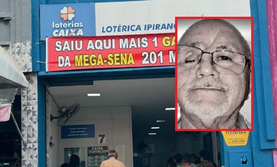 Ganhador de R$ 200 milhões na Mega-Sena, morador de Cuiabá morre em clínica odontológica 