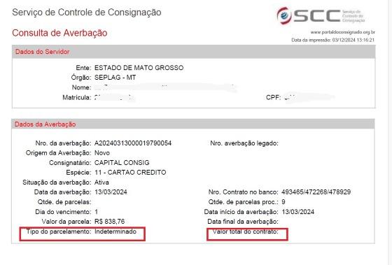 CONSIGNADO