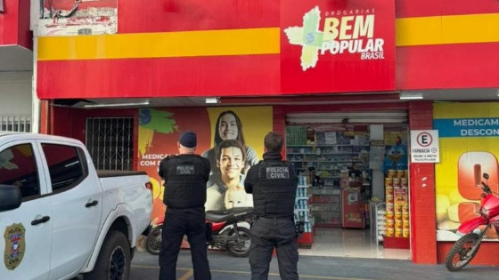 Farmácia em Cuiabá usada para lavar dinheiro do tráfico movimentou R$ 9 milhões em dois anos
