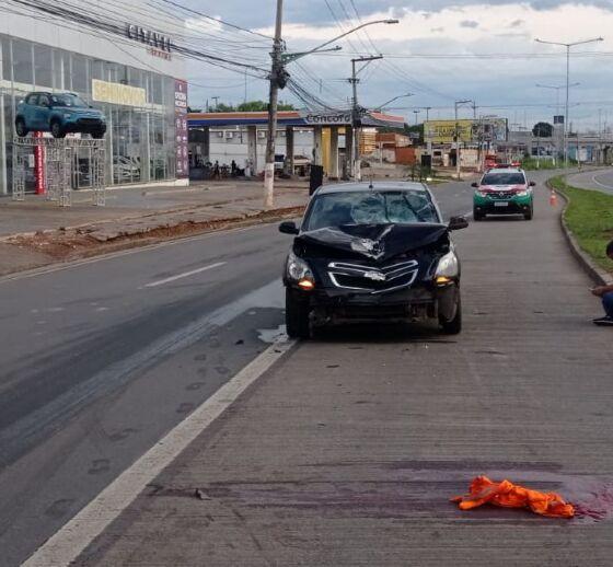 Homem é socorrido em estado grave após ser atropelado na Feb em VG