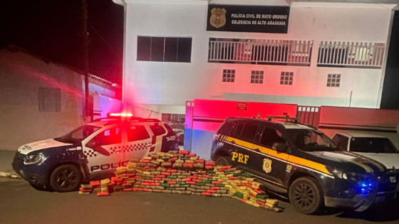 Homem é preso em flagrante transportando 212 kg de supermaconha em rodovia de MT 