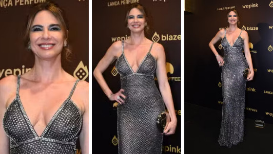 Luciana Gimenez é eleita a mais bem vestida em festão de Virginia Fonseca