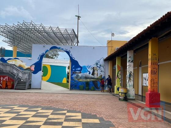 Aquário Municipal; vistoria; cuiabá; vgn; prédio; fachada