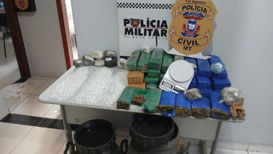 Polícia desarticula depósito de drogas e prende suspeito em flagrante