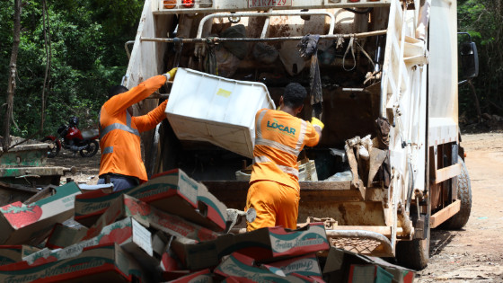 Prefeitura de Cuiabá recolhe duas mil toneladas de lixo doméstico em três dias de coleta