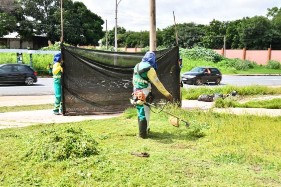 Mutirão de limpeza;  Pontos da cidade; Cuiabá;