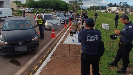 sesp; operação; Várzea Grande; lei seca 